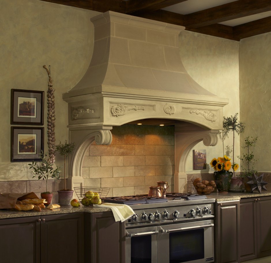 Угловая вытяжка на кухню