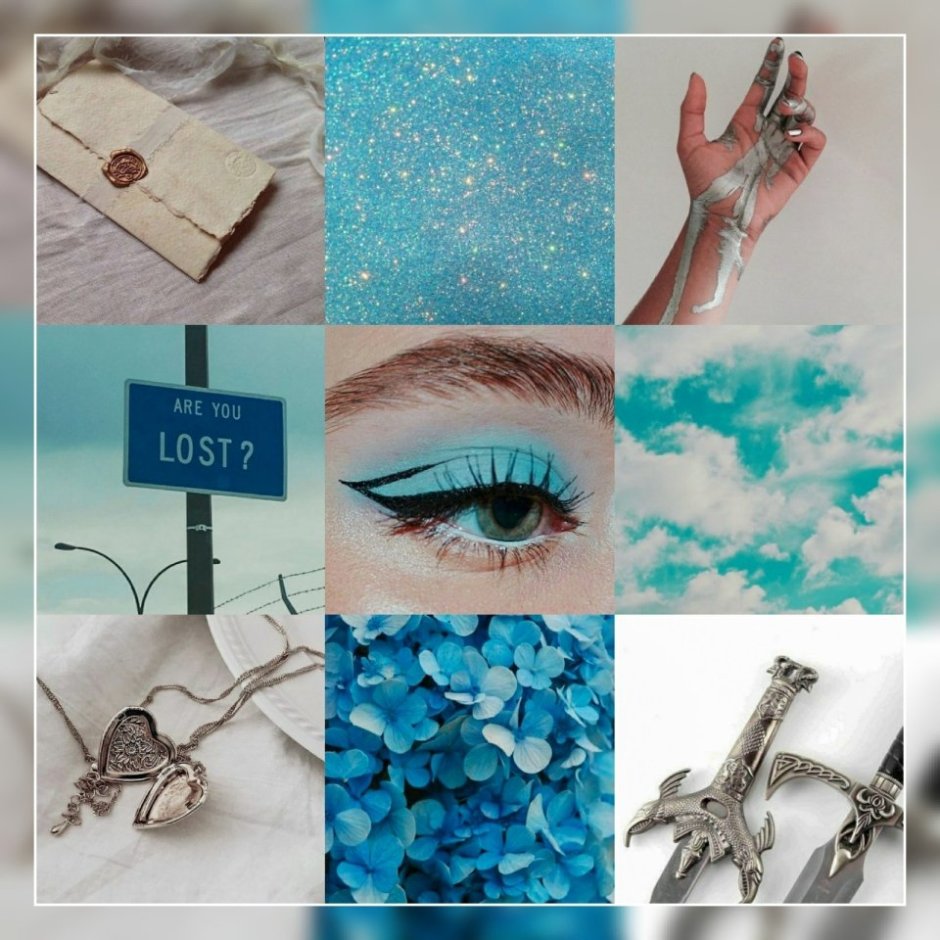 Эстетика голубого цвета