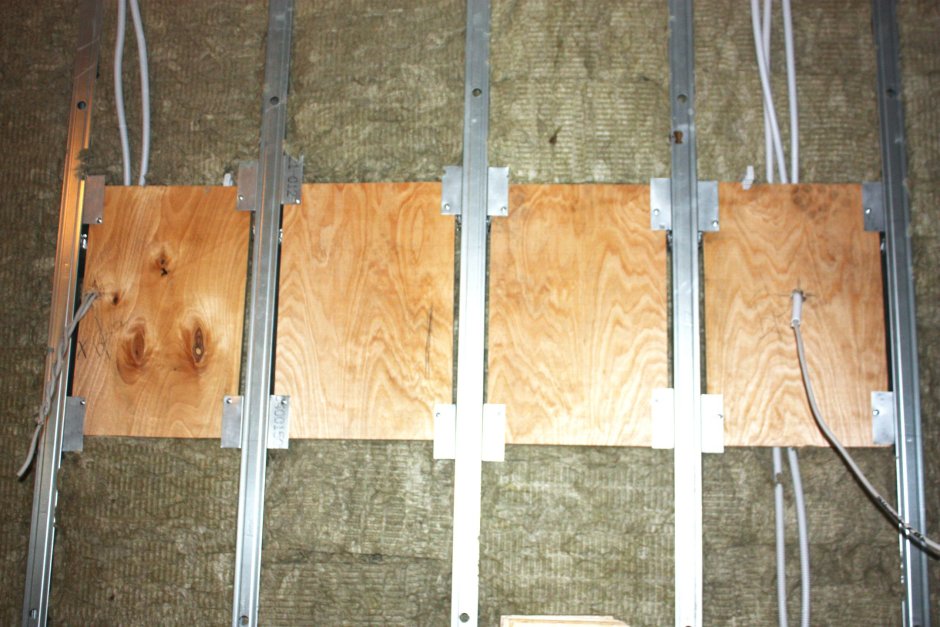 Узел стены каркасного дома