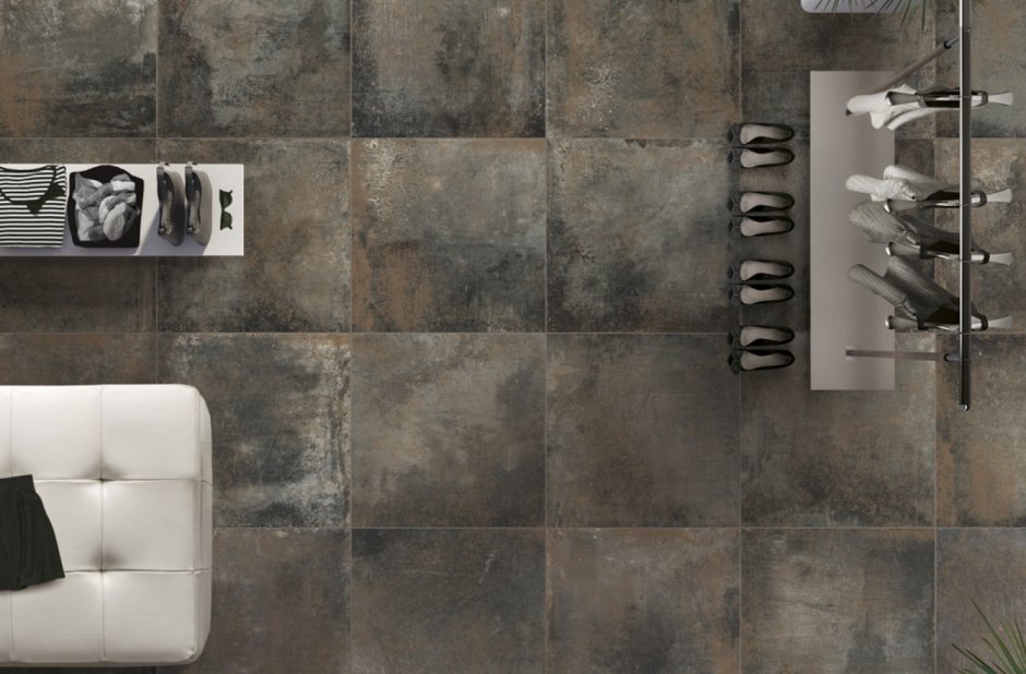 Керамогранит под металл с теступой80х80