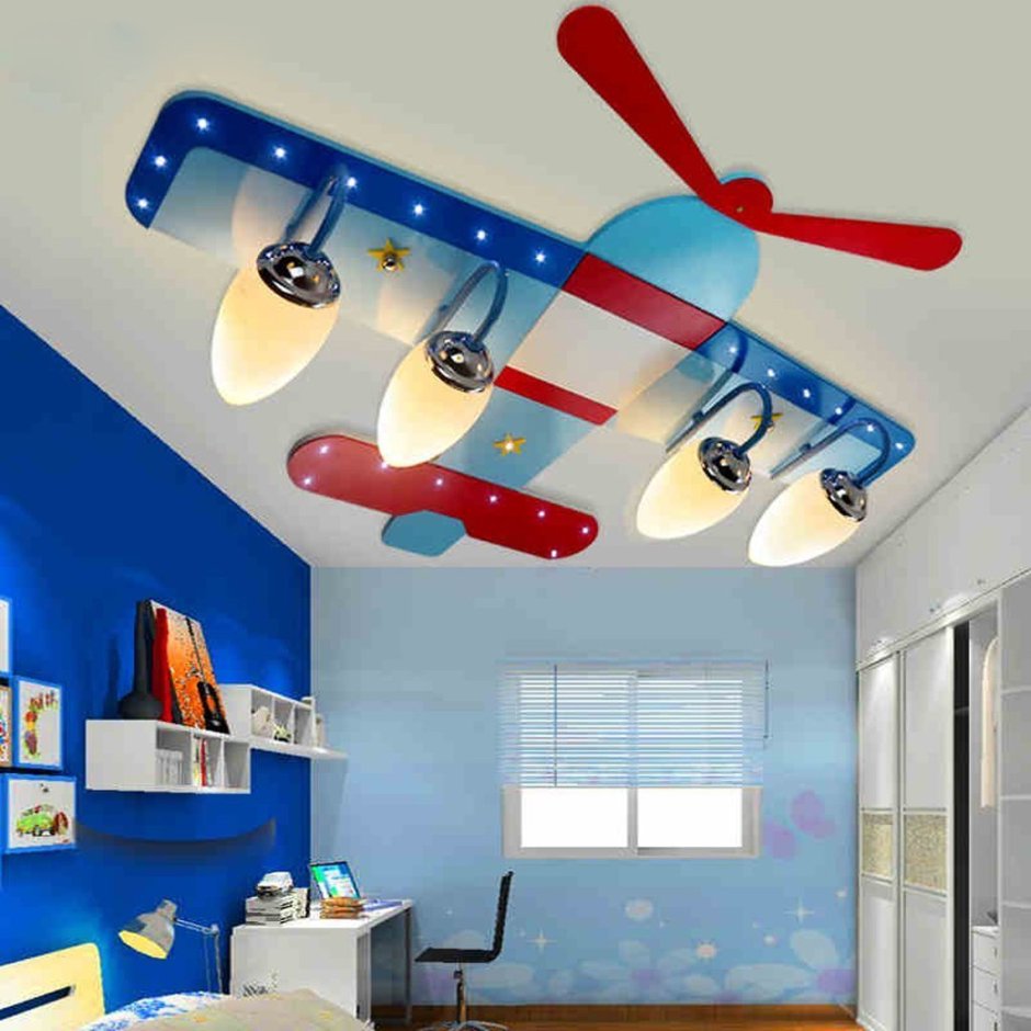 Люстра в детскую мальчику