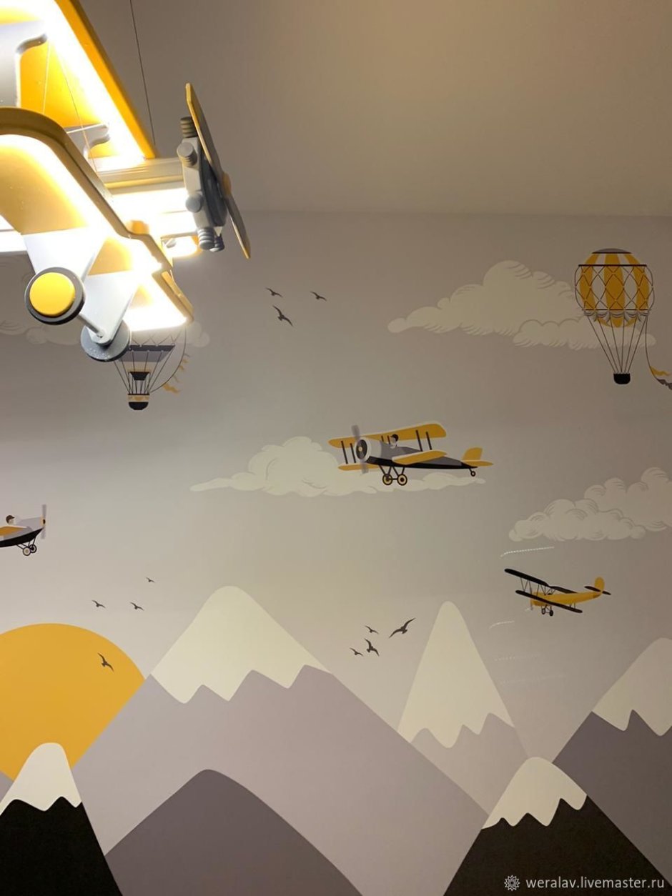 Люстра самолет