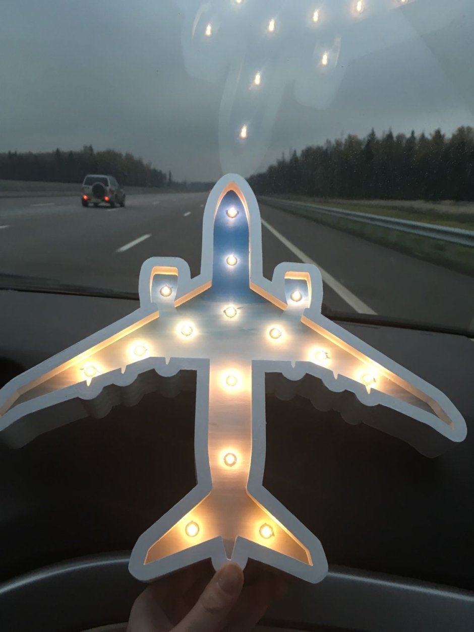 Люстра самолет