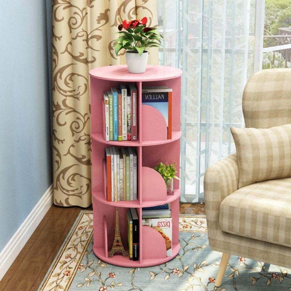 Стеллаж выставочный, вращающийся (440x440x2080 мм)