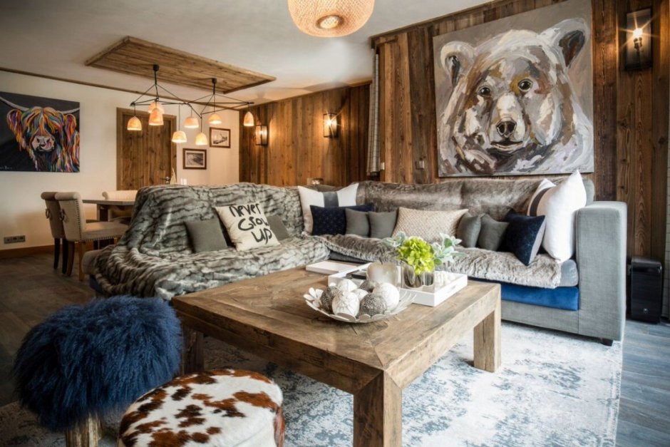 Стиль Шале в интерьере квартиры