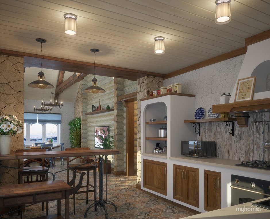 Дом в стиле охотничьего домика