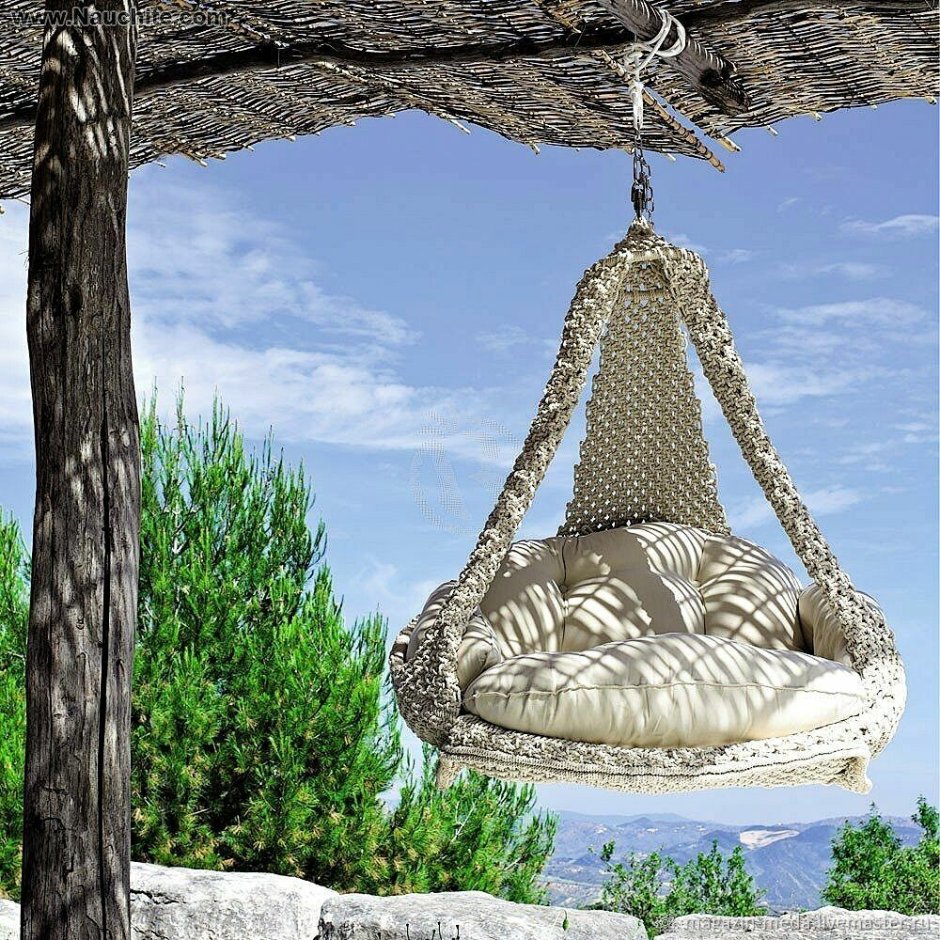 Качели кресло подвесные взрослые 2 человека