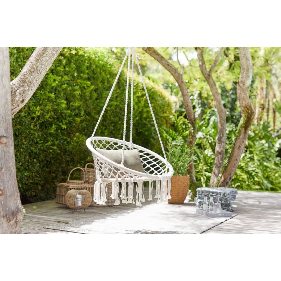 Качели подвесные плетенные giardino Club ltae010