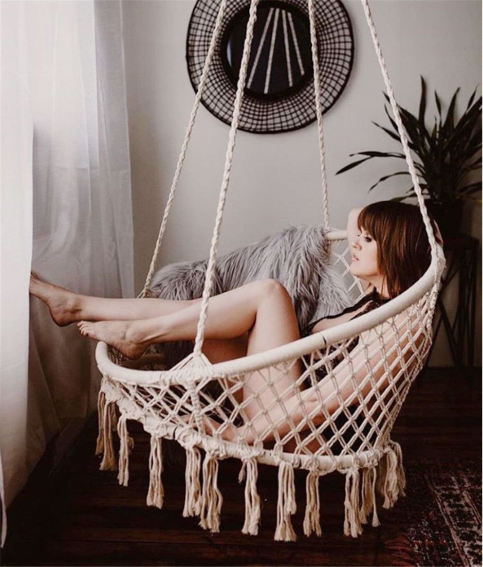 МК кресло кокон макраме