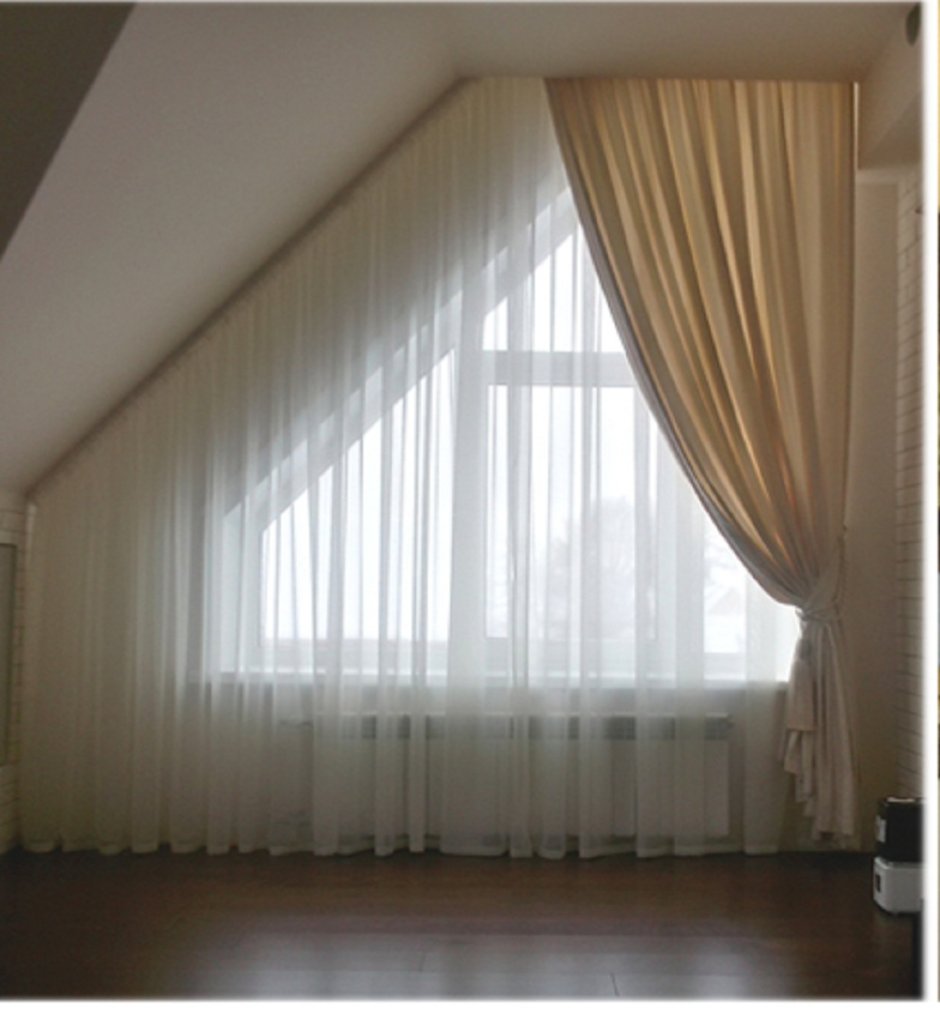 Освещение на скошенном потолке