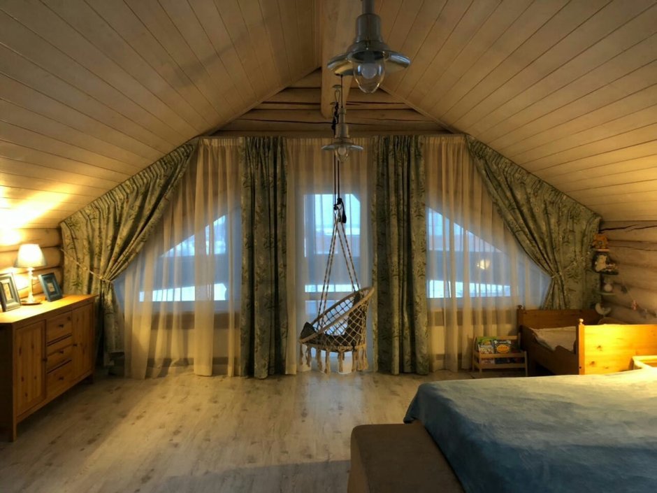 Шторы на сложные окна для мансарды