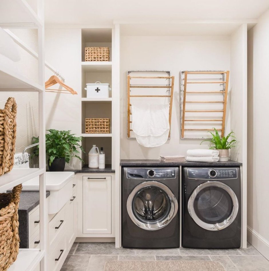Постирочная кладовая комната
