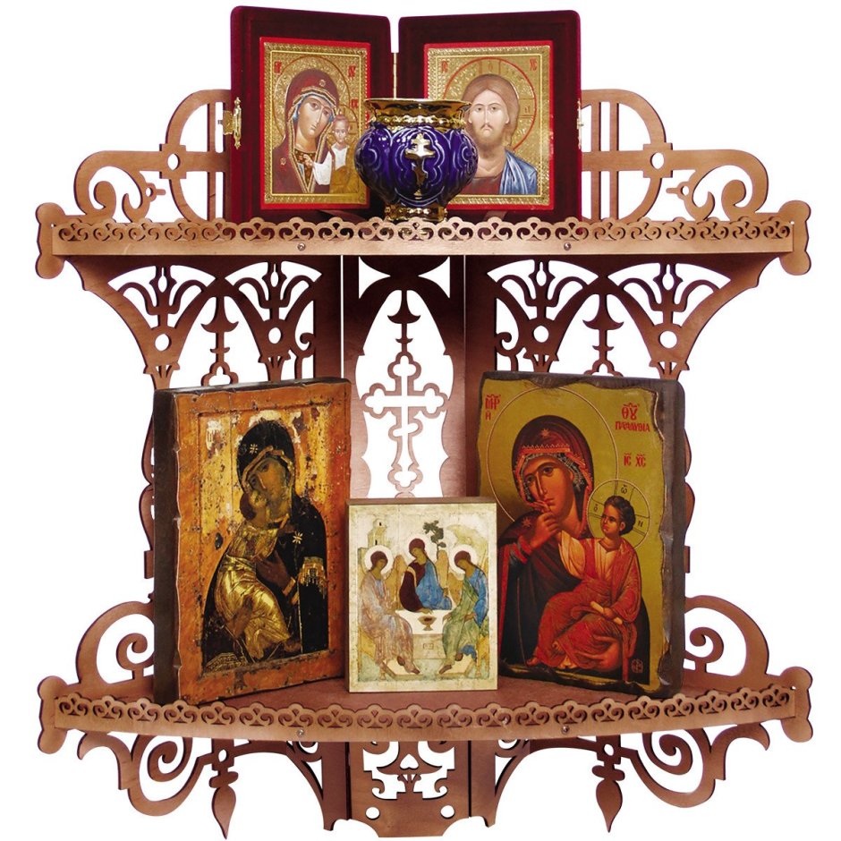 Полка для икон Символик 023плк002 30х30 см