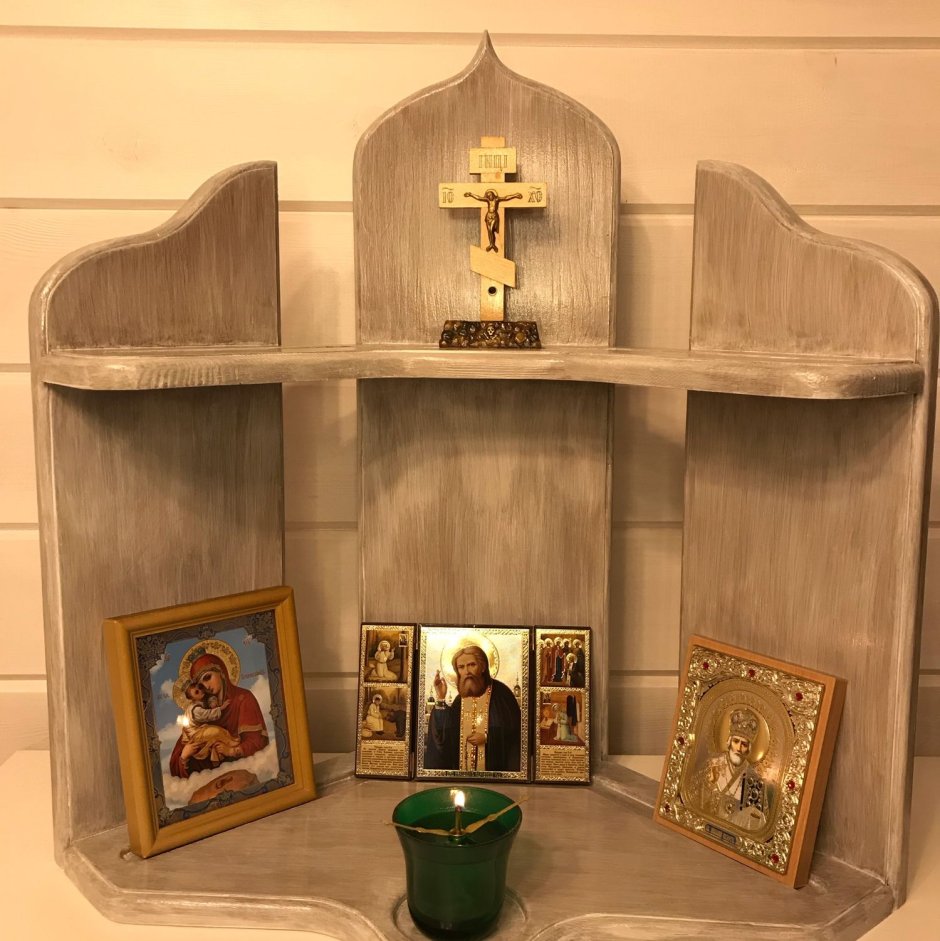 Полка для икон иконостас "Благовест"