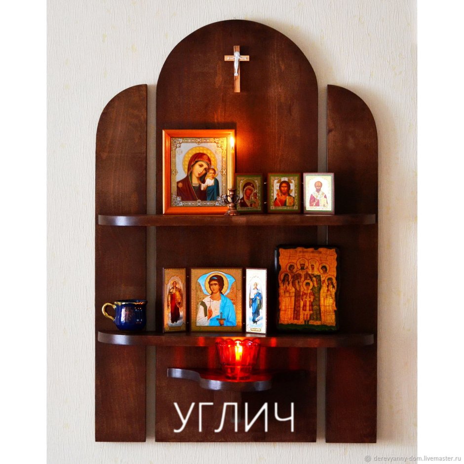 Полки для домашнего иконостаса