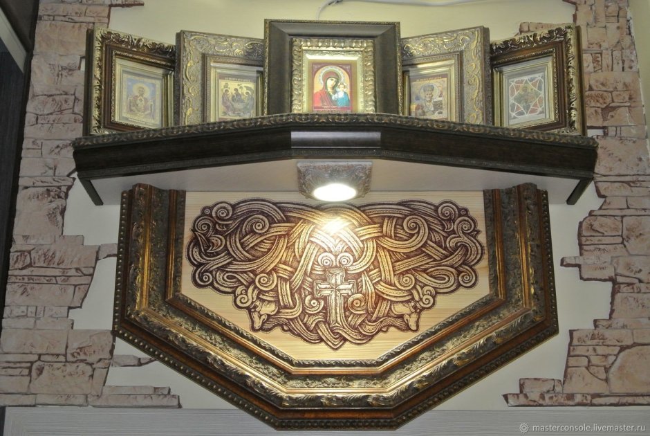 Божница полка для икон