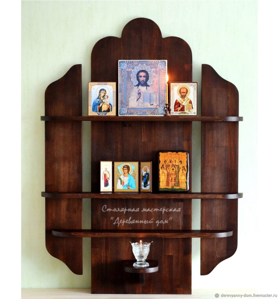 Полки для домашнего иконостаса