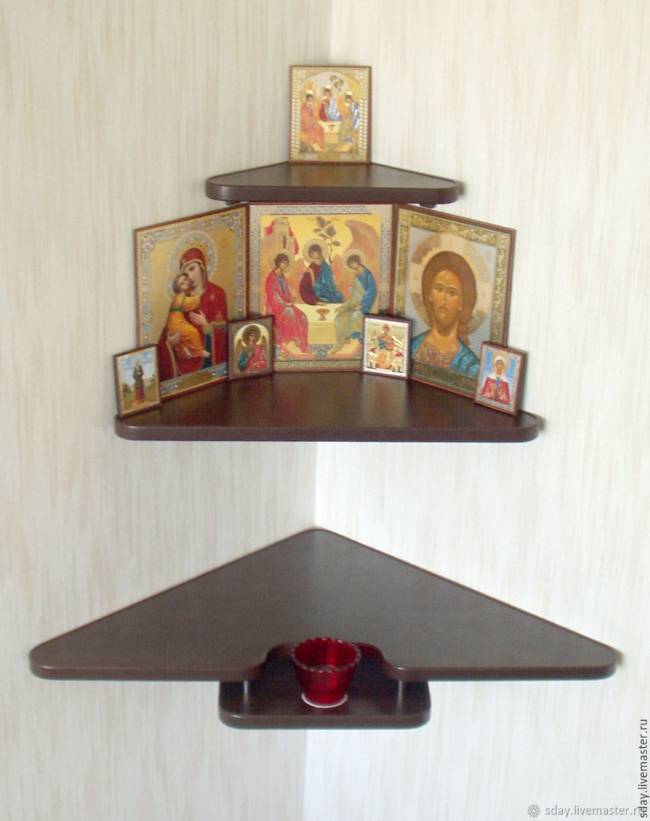 Полка для икон иконостас "Благовест"
