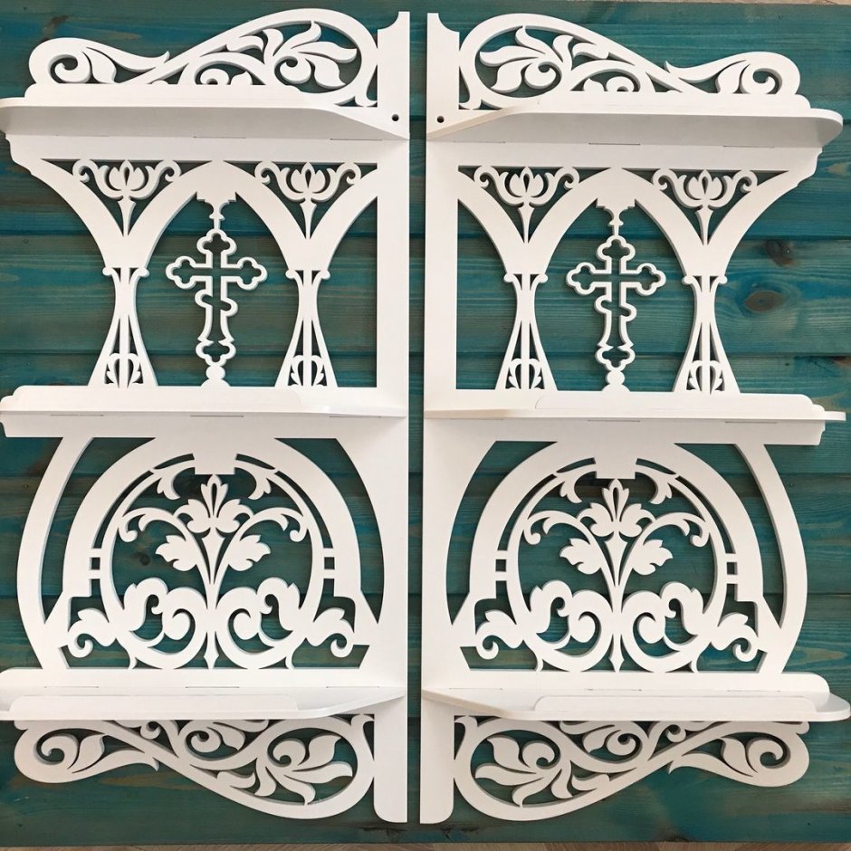 Резная ажурная полка