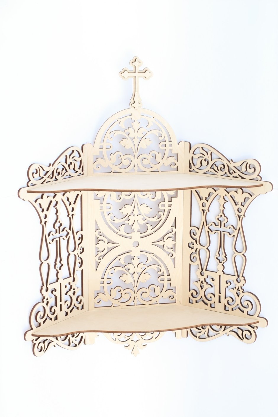 Полка для икон угловая Анна Голубка