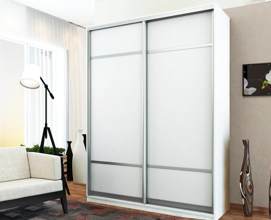 Hoff шкаф купе белый Boston