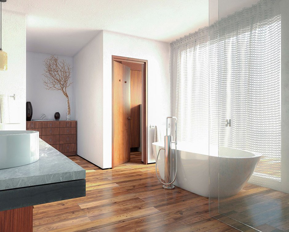 Ванная под дерево