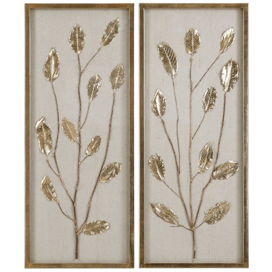 Панно декор настенный из металла Golden Branch 50х3х54 см