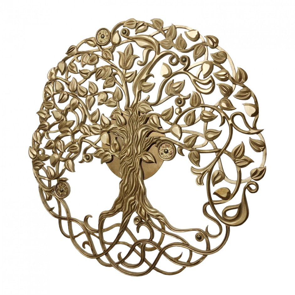 Золотое панно на стену