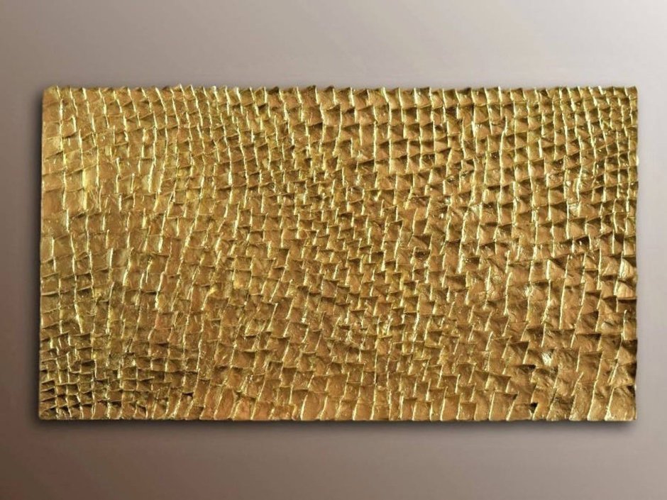 Панно на стену золото