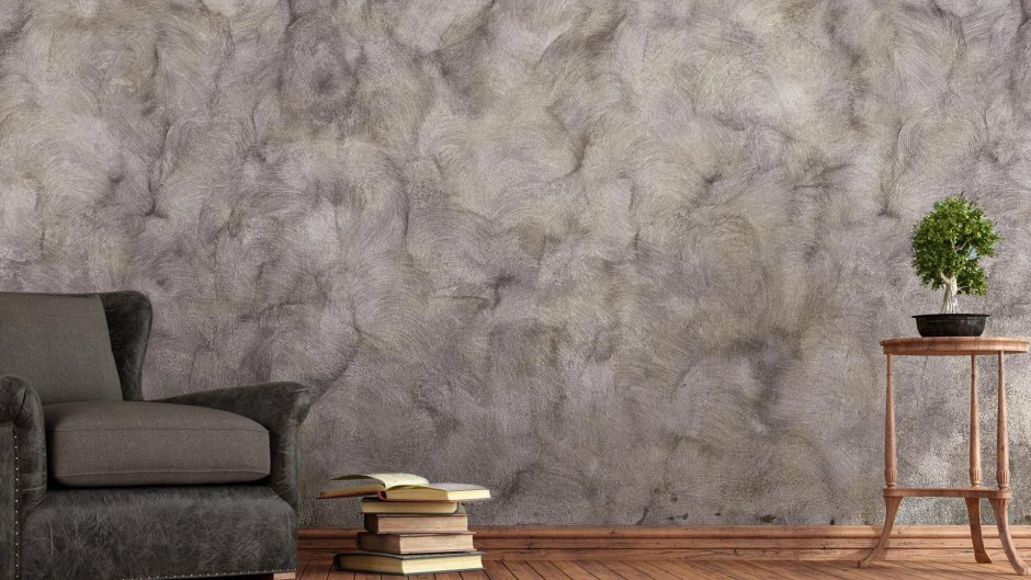 Декоративная штукатурка в интерьере