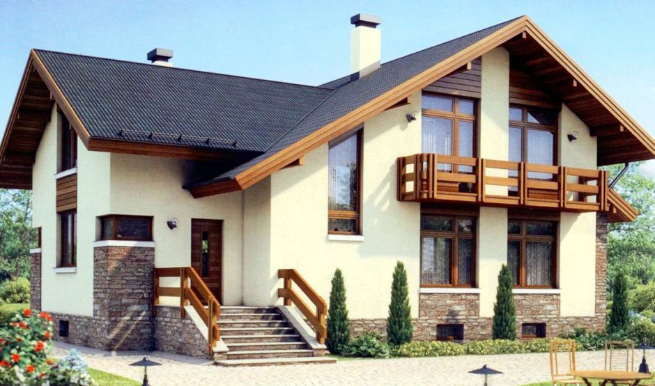 Планкен фасад Шале