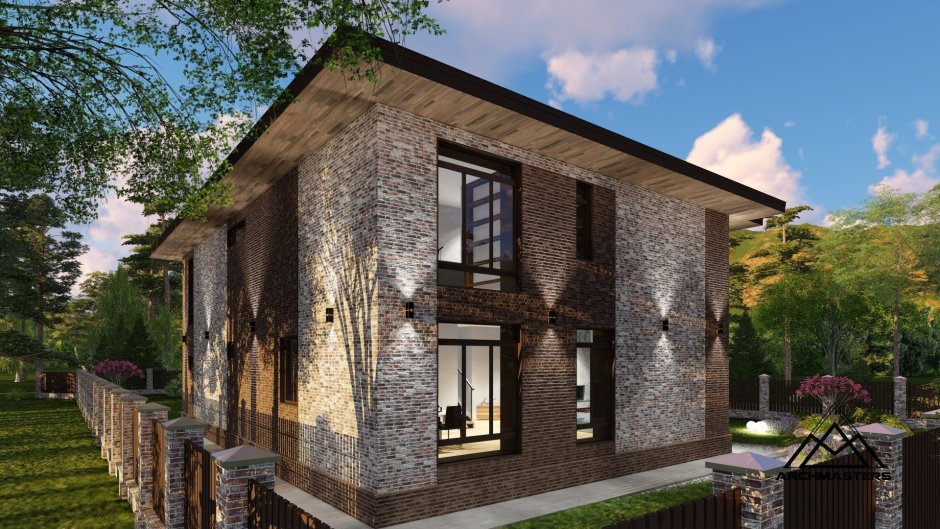 Фасад коттеджа