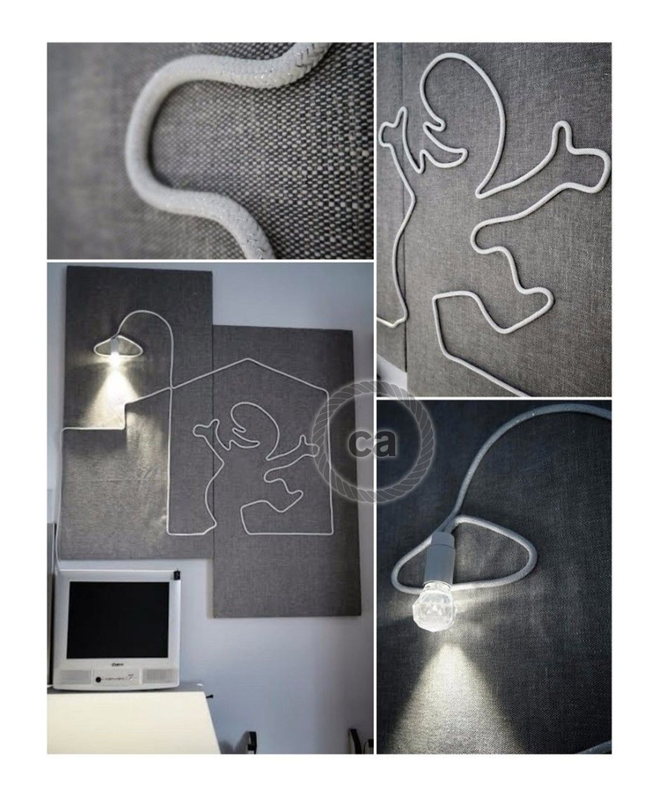 Геометрический узор на стене