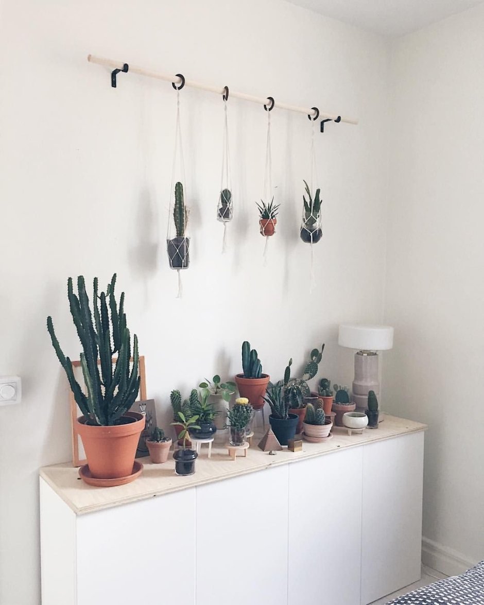 Настенный декор из веток