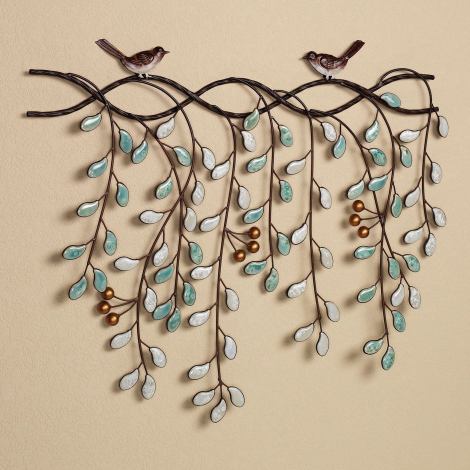 Украшение стен в экостиле