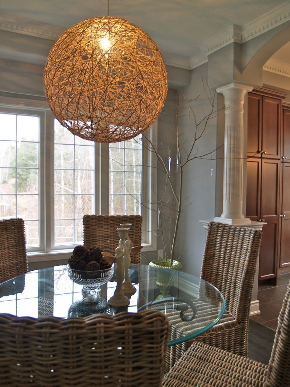 Торшер (напольный светильник) MW-Light 376044802 ротанг