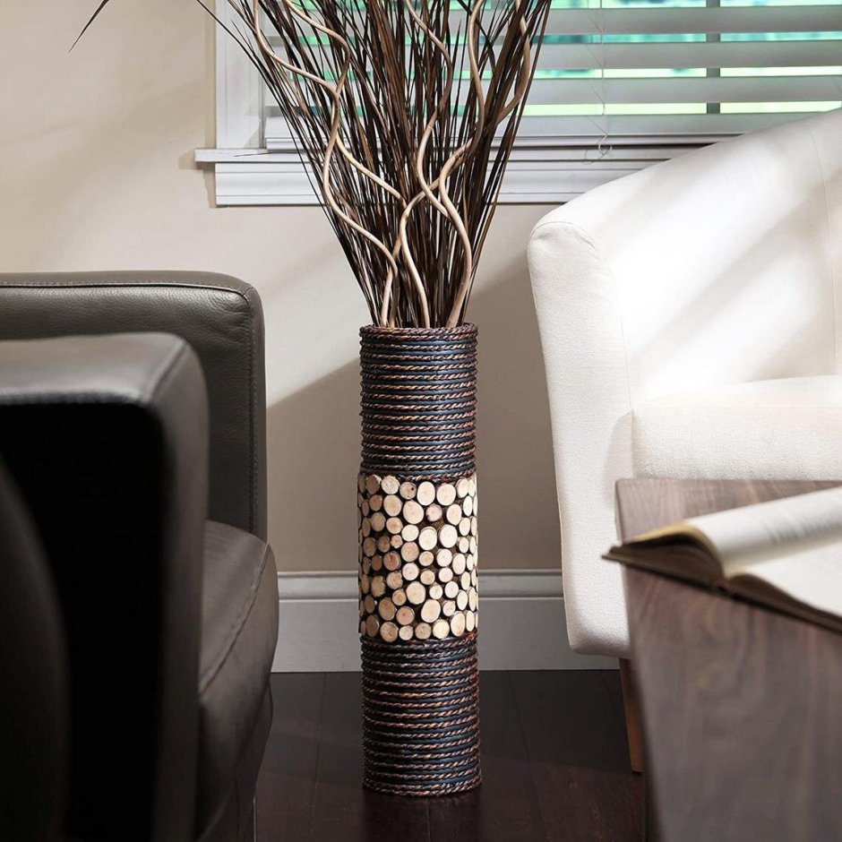 Абажур плетеный из ротанга