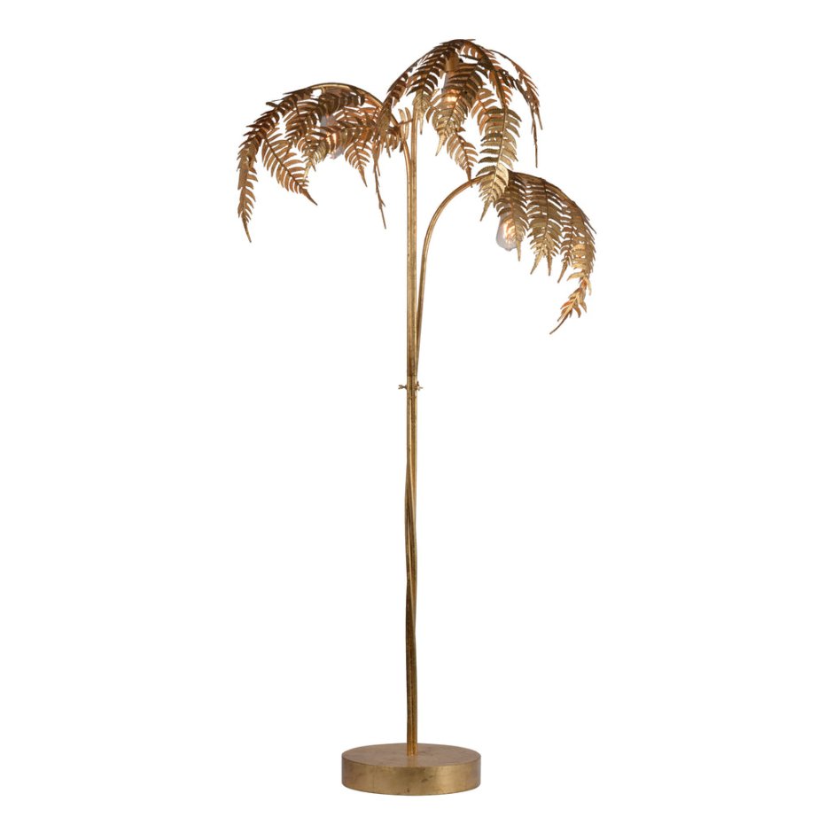 Напольная лампа из искусственного ротанга