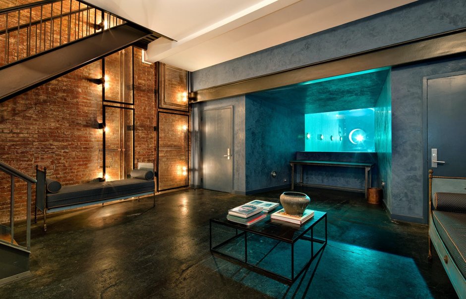 Подвал в стиле лофт