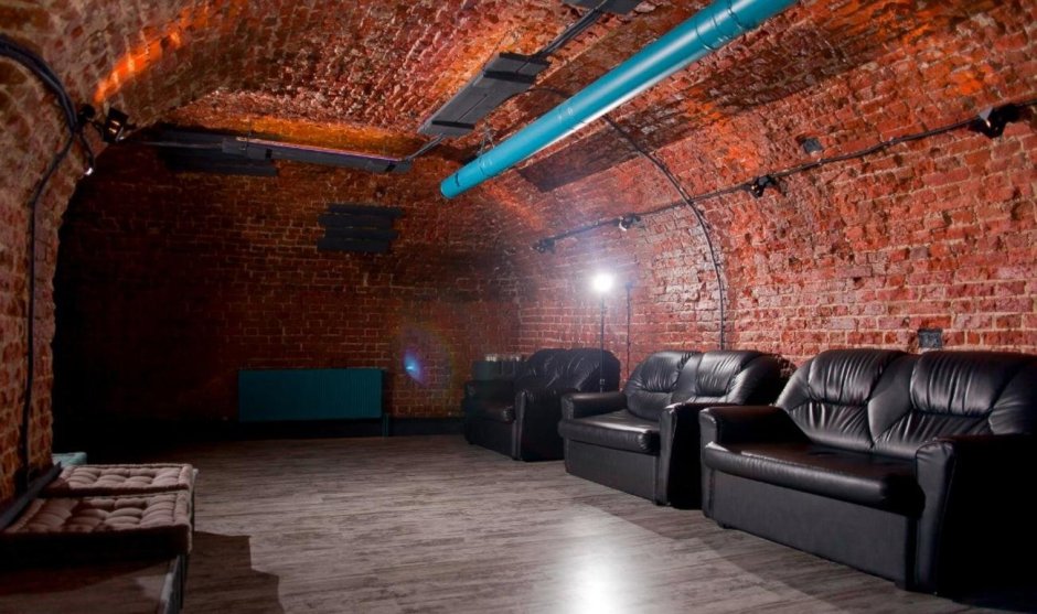Стиль лофт в подвальном помещении
