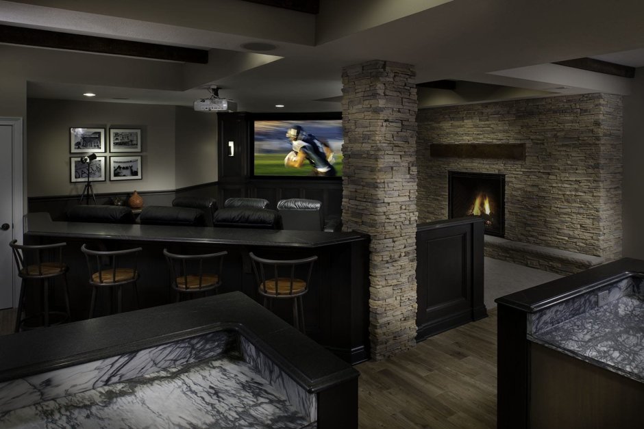 Бильярдная в стиле лофт