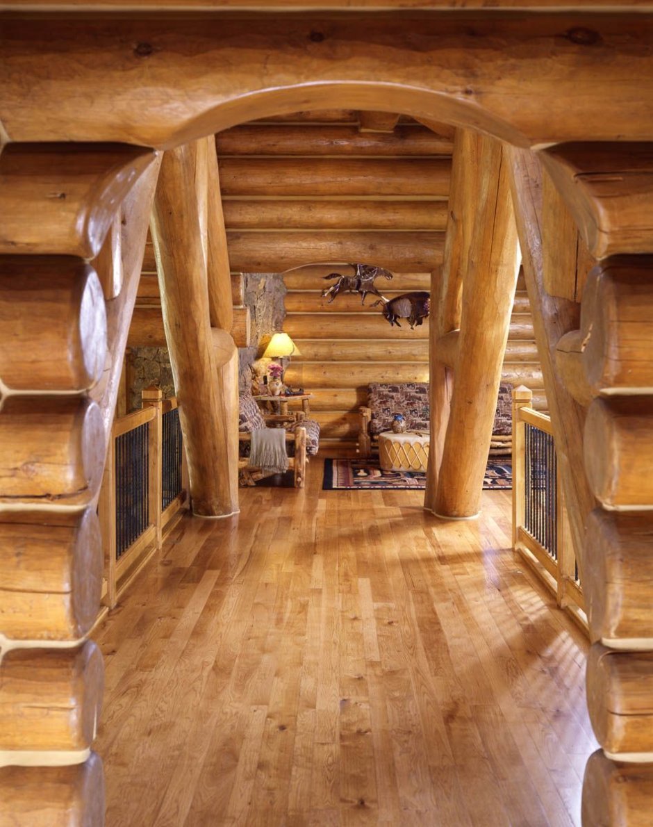 Сруб изнутри