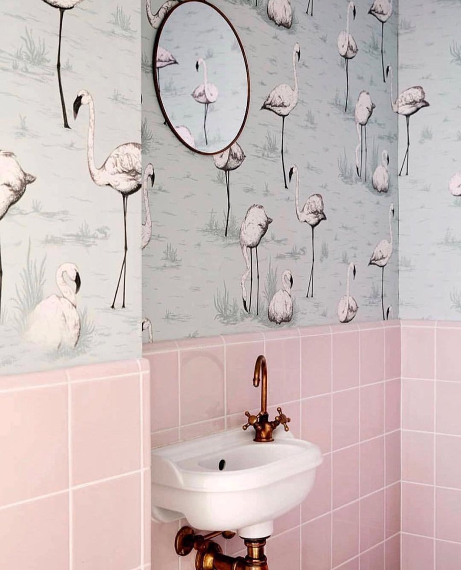 Модный интерьер 2022 в ванной стены