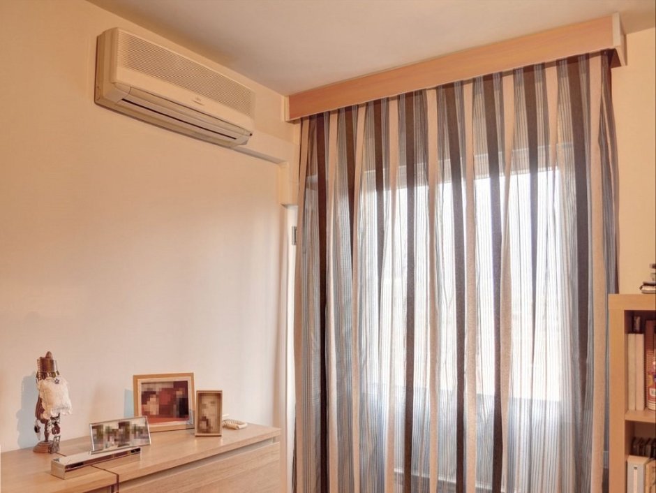 Шторы на объединенную лоджию