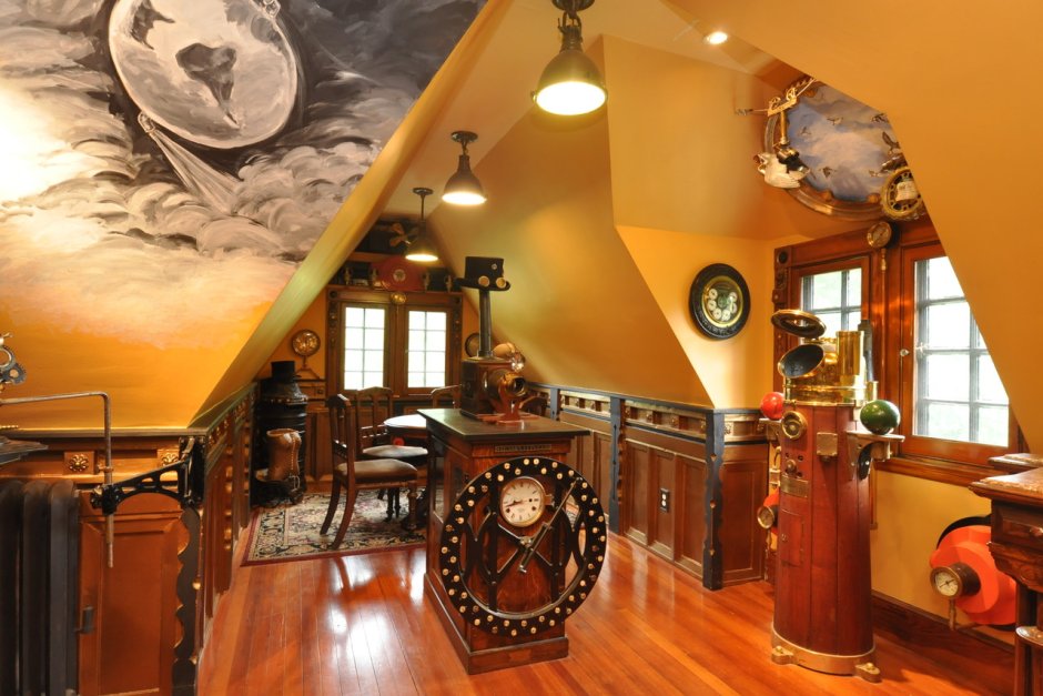 Кухня в стиле стимпанк в квартире