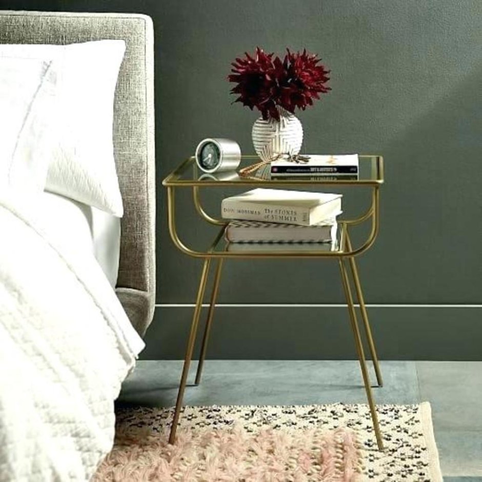 Прикроватная тумба Cortez Charcoal Floating Nightstand