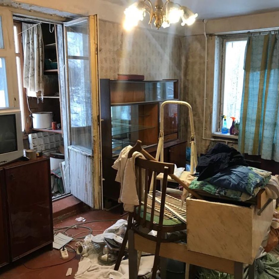 Старая комната в хрущевке