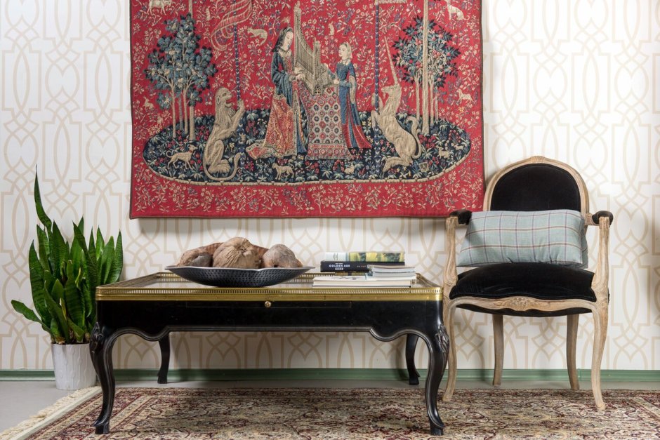 Гобелен в интерьере