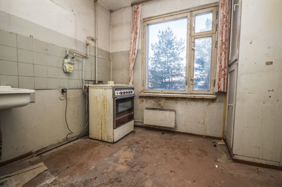 Старая квартира без ремонта