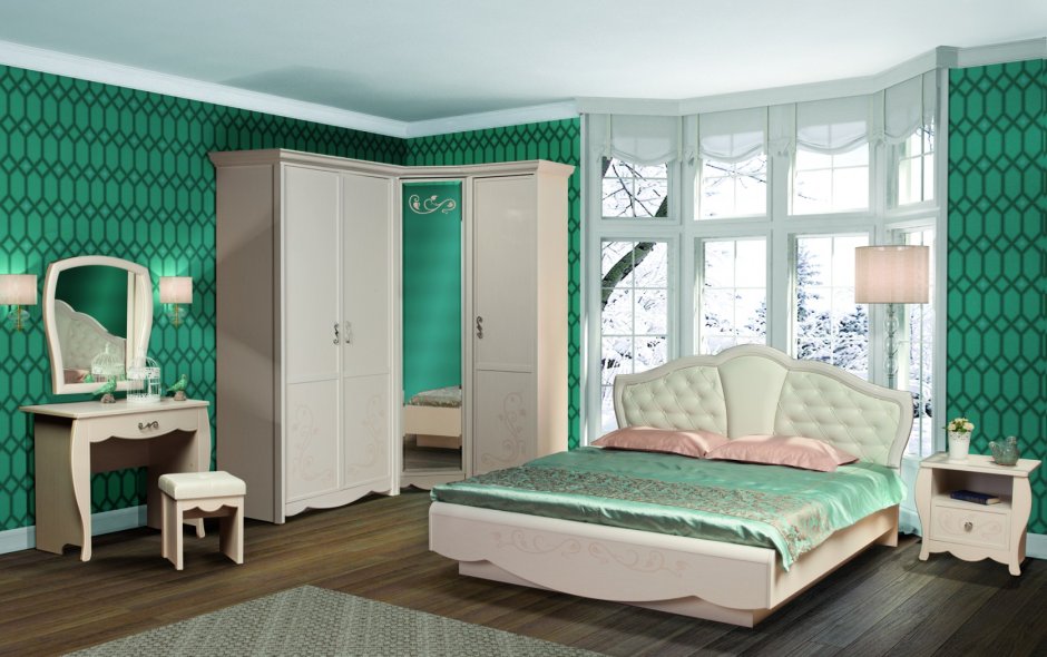 Спальный гарнитур Юлианна дуб феррара